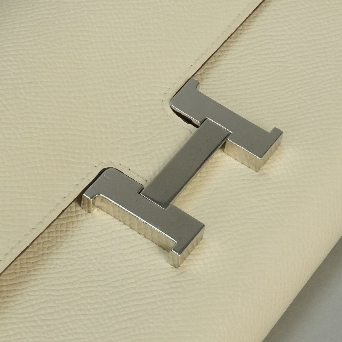 エルメス HERMES コンスタンスロングトゥーゴー コンスタンスロング トゥーゴー 財布 長財布 ロングウォレット エプソン ナタ ベージュ シルバー金具 ヴォーエプソン