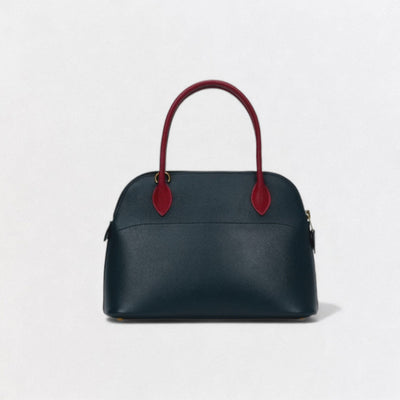 HERMES 爱马仕 Bolide 27 Bolide 27 包袋 手提包 单肩包 Couche Belle 蓝色 靛蓝 红色 海军蓝 海军红 金色五金手提包 2Way Bicolor