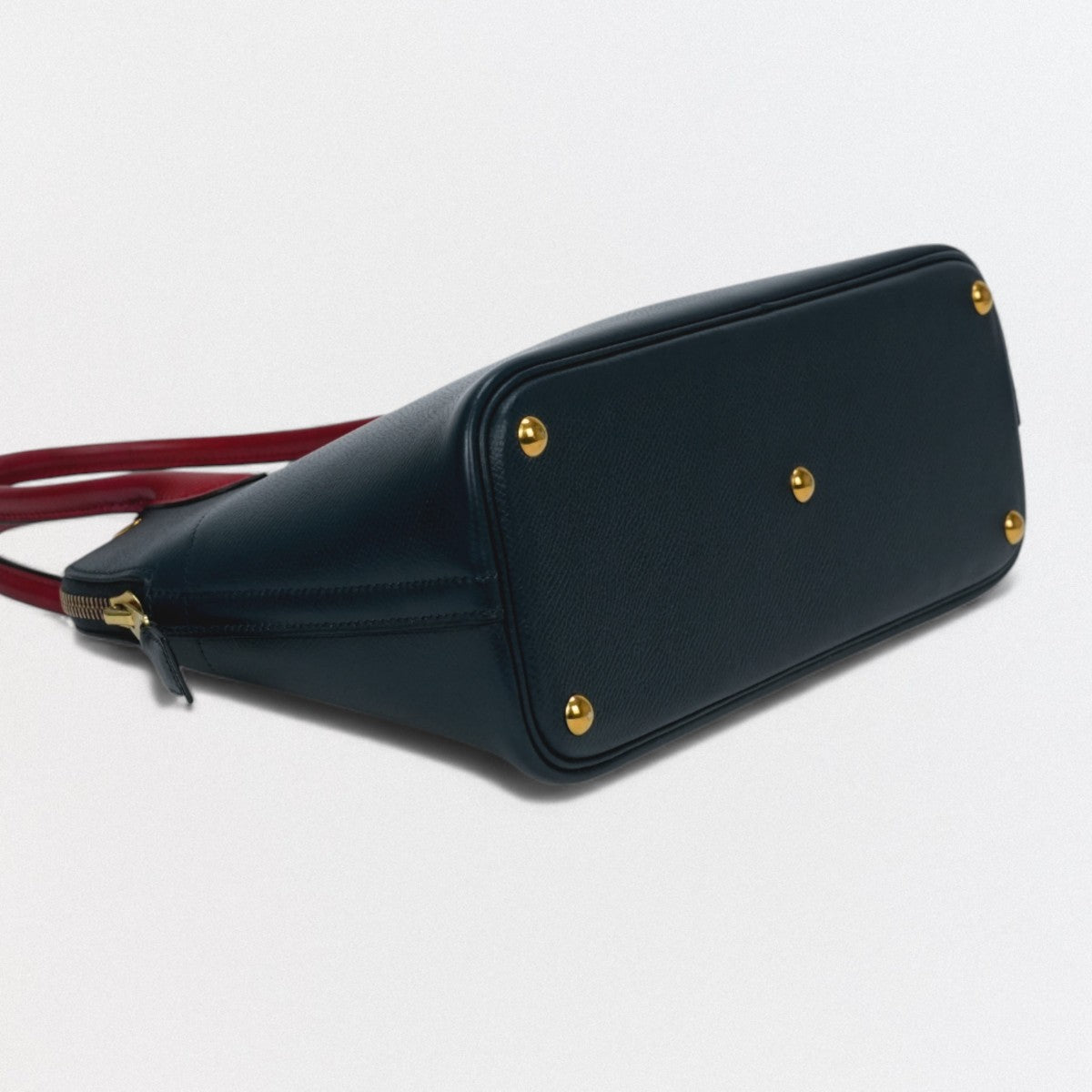 HERMES 爱马仕 Bolide 27 Bolide 27 包袋 手提包 单肩包 Couche Belle 蓝色 靛蓝 红色 海军蓝 海军红 金色五金手提包 2Way Bicolor