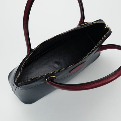 HERMES 爱马仕 Bolide 27 Bolide 27 包袋 手提包 单肩包 Couche Belle 蓝色 靛蓝 红色 海军蓝 海军红 金色五金手提包 2Way Bicolor