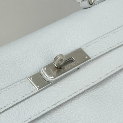 エルメス HERMES ケリー35 ケリー 35 バッグ トートバッグ トリヨンクレマンス ブルーペール ブルー 青 シルバー金具