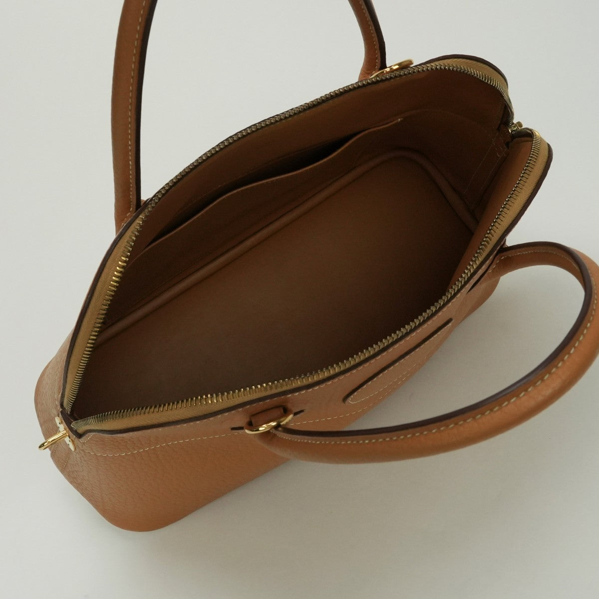 エルメス HERMES ボリード31 ボリード 31 バッグ トートバッグ ショルダーバッグ フィヨルド ナチュラル Natural ブラウン brown 茶 ゴールド金具 ハンドバッグ 2way