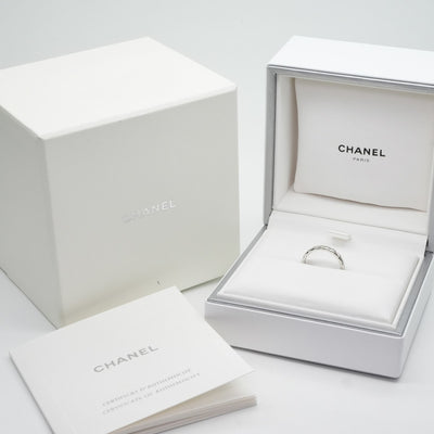 シャネル CHANEL ココクラッシュ ココ クラッシュ コレクション マリッジリング スモールモデル マトラッセ リング 指輪 Pt950 シルバー 結婚指輪 マリッジリング　プラチナ