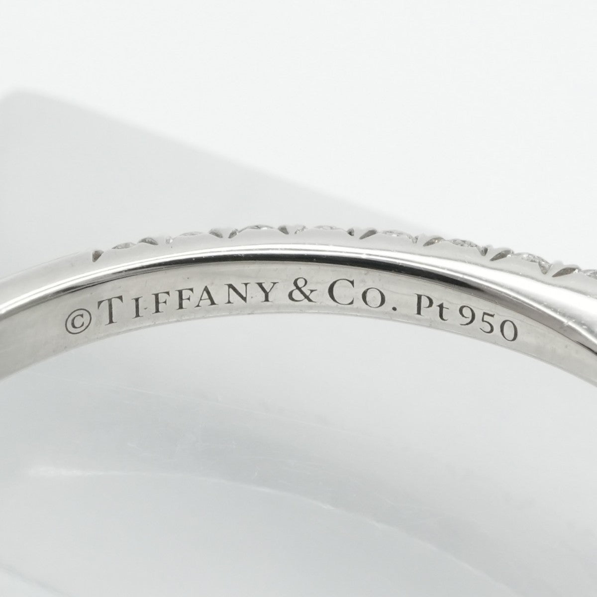 Tiffany & Co. Tiffany＆Co。祖母绿切割订婚环钻石铂带翡翠切割 Tiffany & Co. Sorest Ring PT950银钻石戒指订婚戒指铂金