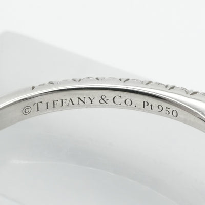 Tiffany & Co. Tiffany＆Co。祖母绿切割订婚环钻石铂带翡翠切割 Tiffany & Co. Sorest Ring PT950银钻石戒指订婚戒指铂金