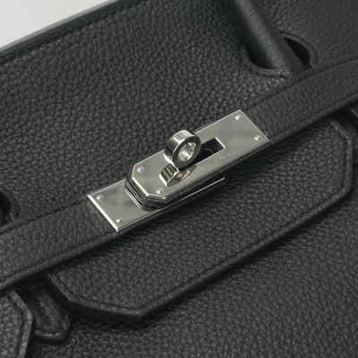 HERMES 爱马仕 Birkin 40 Birkin 40 手提袋多哥黑色银色硬件