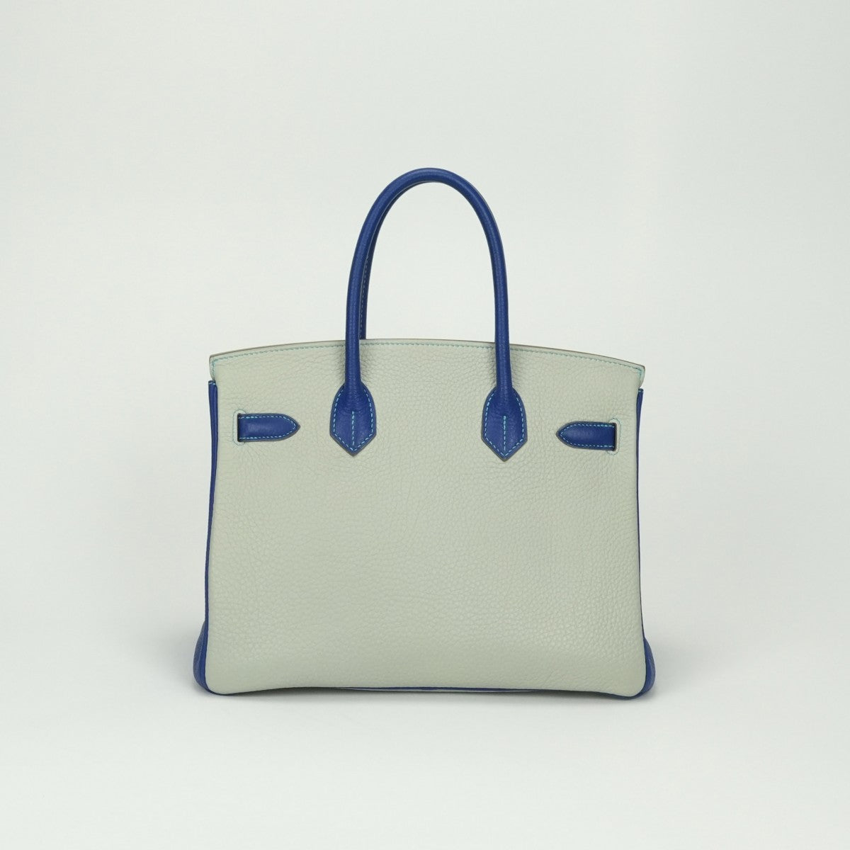 エルメス HERMES バーキン30 バーキン 30 バッグ トートバッグ トゴ グリペール Gris Perle ブルー Blue マットシルバー パーソナルオーダー バイカラー PSO