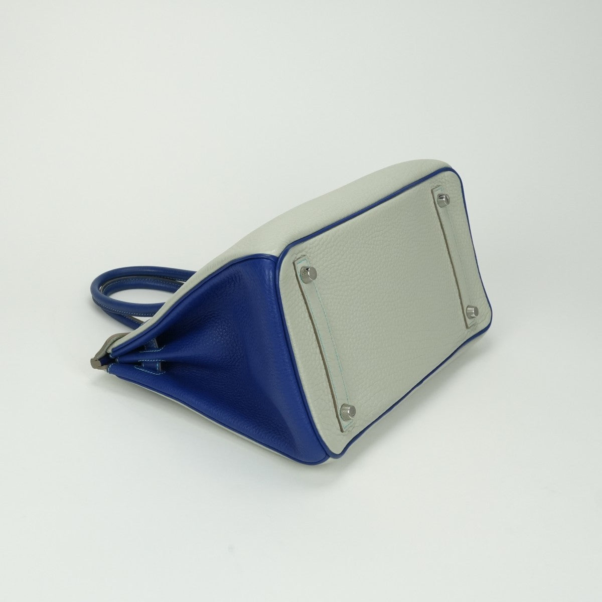 エルメス HERMES バーキン30 バーキン 30 バッグ トートバッグ トゴ グリペール Gris Perle ブルー Blue マットシルバー パーソナルオーダー バイカラー PSO