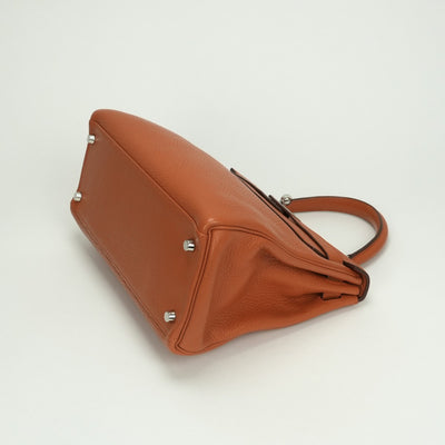 エルメス HERMES ケリー28 ケリー 28 バッグ トートバッグ ショルダーバッグ トリヨンクレマンス ポティロン potiron オレンジ orange シルバー金具
