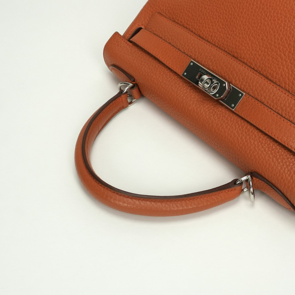 エルメス HERMES ケリー28 ケリー 28 バッグ トートバッグ ショルダーバッグ トリヨンクレマンス ポティロン potiron オレンジ orange シルバー金具
