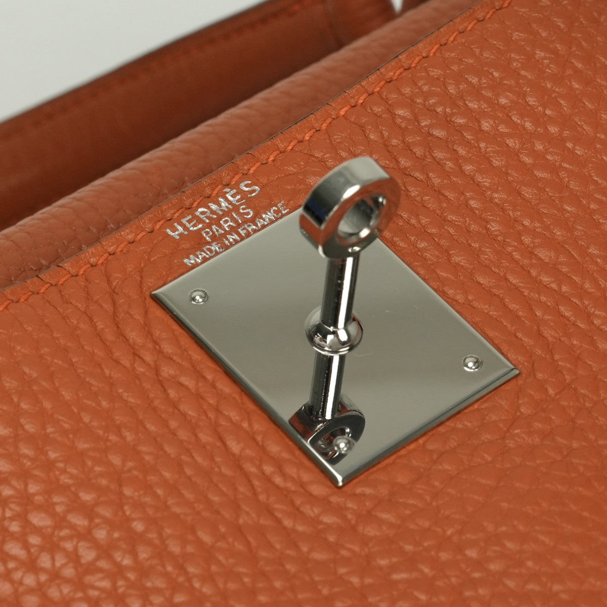 エルメス HERMES ケリー28 ケリー 28 バッグ トートバッグ ショルダーバッグ トリヨンクレマンス ポティロン potiron オレンジ orange シルバー金具