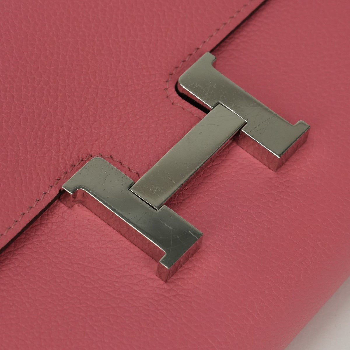 エルメス HERMES コンスタンスロング コンスタンス ロング 財布 長財布 ロングウォレット エバーカラー ローズアザレ Rose Azalee ピンク Pink シルバー金具