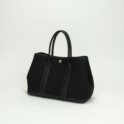 エルメス HERMES ガーデンパーティTPM ガーデンパーティ TPM ガーデンパーティ30 バッグ トートバッグ ネゴンダ ノワール noir ブラック Black 黒 シルバー金具 ハンドバッグ
