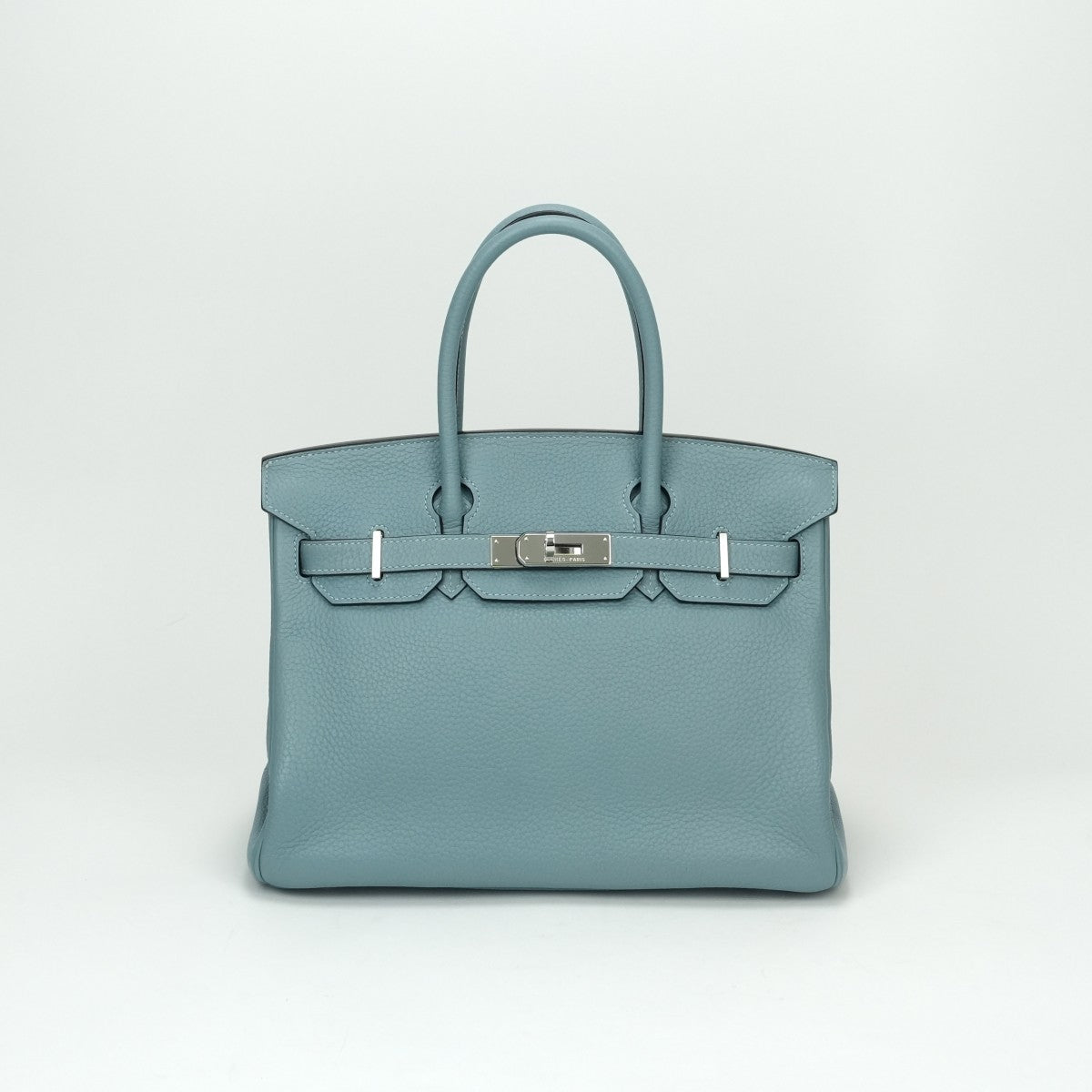HERMES HERMES Birkin 30 Birkin 30 Tote bag Togo Ciel Ciel Blue Blue Silver hardware Birkin 30Togo Ciel