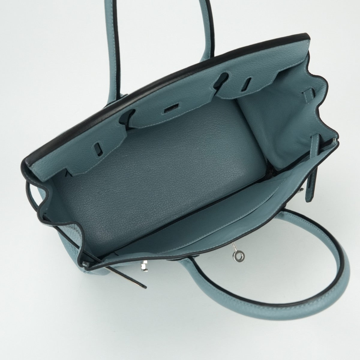 HERMES HERMES Birkin 30 Birkin 30 Tote bag Togo Ciel Ciel Blue Blue Silver hardware Birkin 30Togo Ciel
