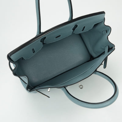 HERMES HERMES Birkin 30 Birkin 30 Tote bag Togo Ciel Ciel Blue Blue Silver hardware Birkin 30Togo Ciel