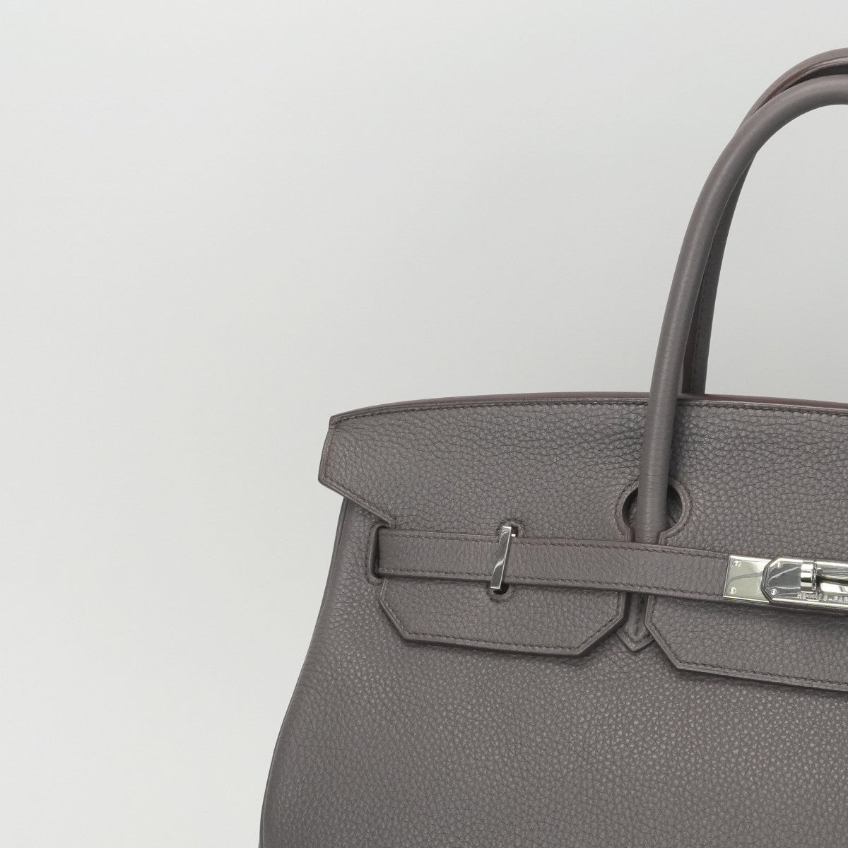 エルメス HERMES バーキン40 バーキン 40 バッグ トートバッグ トゴ エタン グレー シルバー金具