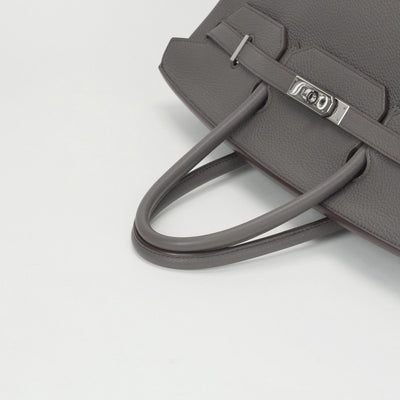 エルメス HERMES バーキン40 バーキン 40 バッグ トートバッグ トゴ エタン グレー シルバー金具