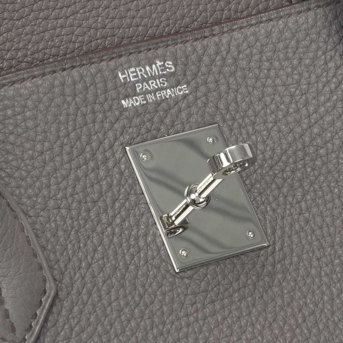 エルメス HERMES バーキン40 バーキン 40 バッグ トートバッグ トゴ エタン グレー シルバー金具