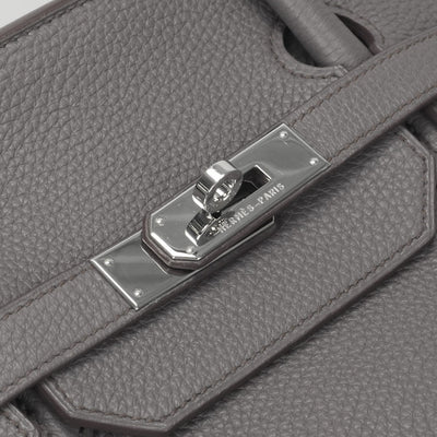 エルメス HERMES バーキン40 バーキン 40 バッグ トートバッグ トゴ エタン グレー シルバー金具