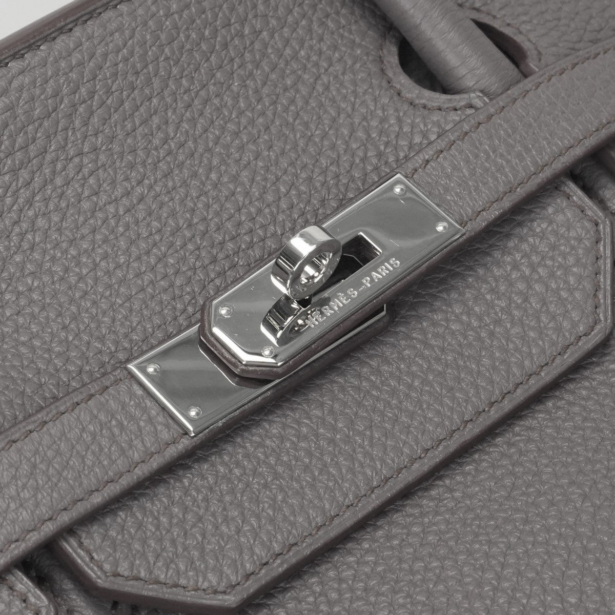 エルメス HERMES バーキン40 バーキン 40 バッグ トートバッグ トゴ エタン グレー シルバー金具