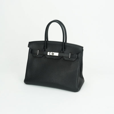 エルメス HERMES バーキン30 バーキン 30 バッグ トートバッグ トゴ ノワール ブラック 黒 シルバー金具