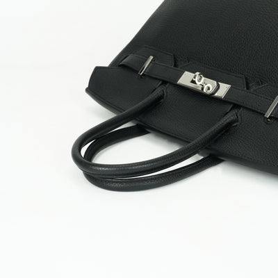 エルメス HERMES バーキン30 バーキン 30 バッグ トートバッグ トゴ ノワール ブラック 黒 シルバー金具