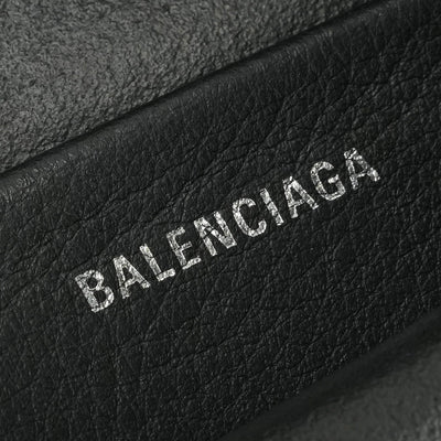 バレンシアガ BALENCIAGA エブリデイ カメラバッグ バッグ ショルダーバッグ レザー ブラック 黒 シルバー金具 ポシェット ミニバッグ