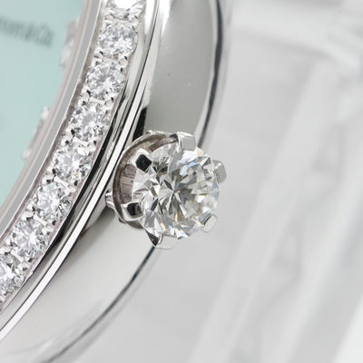 ティファニー TIFFANY&Co. エタニティ 時計 腕時計 ブルー 腕時計　ブルーシェル　ホワイトゴールド　ダイヤモンド