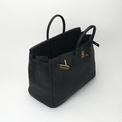 エルメス HERMES バーキン40 バーキン 40 バッグ トートバッグ トゴ ノワール ブラック 黒 ゴールド金具