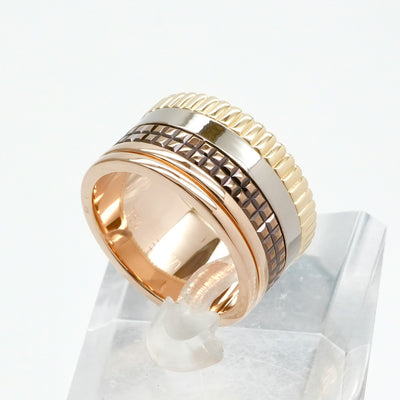 BOUCHERON BOUCHERON Quatre Classic Ring Large Quatre ring CattleLarge quatre classic ring yellow gold white gold pink gold brown Quatre ringYellow gold Pink gold White gold Brown