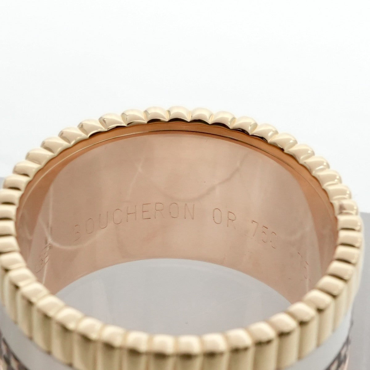 BOUCHERON BOUCHERON Quatre Classic Ring Large Quatre ring CattleLarge quatre classic ring yellow gold white gold pink gold brown Quatre ringYellow gold Pink gold White gold Brown