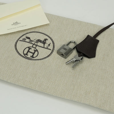 エルメス HERMES ケリー40 ケリー 40 ヴェルソ バッグ トートバッグ トゴ ハバナ Havane ノワール noir ブラウン brown ブラック black 茶 黒 シルバー金具　ルテニウム金具 バイカラー ハンドバッグ
