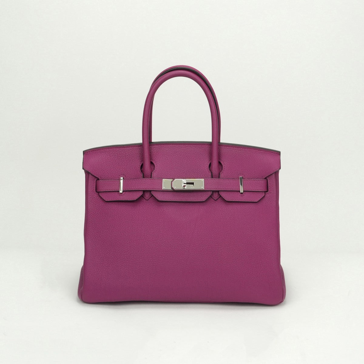 HERMES HERMES Birkin 30 Birkin 30 Bag Tote Bag Togo Rose Purple Pink Purple Purple Silver Metal Fitting Handbag