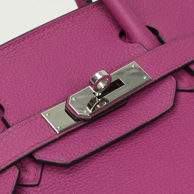 HERMES HERMES Birkin 30 Birkin 30 Bag Tote Bag Togo Rose Purple Pink Purple Purple Silver Metal Fitting Handbag