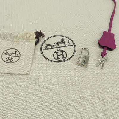 HERMES HERMES Birkin 30 Birkin 30 Bag Tote Bag Togo Rose Purple Pink Purple Purple Silver Metal Fitting Handbag