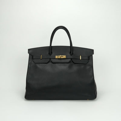 エルメス HERMES バーキン40 バーキン 40 バッグ トートバッグ アルデンヌ ノワール　noir ブラック Black 黒 ゴールド金具 ハンドバッグ