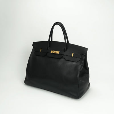 エルメス HERMES バーキン40 バーキン 40 バッグ トートバッグ アルデンヌ ノワール　noir ブラック Black 黒 ゴールド金具 ハンドバッグ