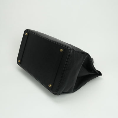 エルメス HERMES バーキン40 バーキン 40 バッグ トートバッグ アルデンヌ ノワール　noir ブラック Black 黒 ゴールド金具 ハンドバッグ