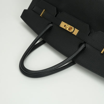 エルメス HERMES バーキン40 バーキン 40 バッグ トートバッグ アルデンヌ ノワール　noir ブラック Black 黒 ゴールド金具 ハンドバッグ