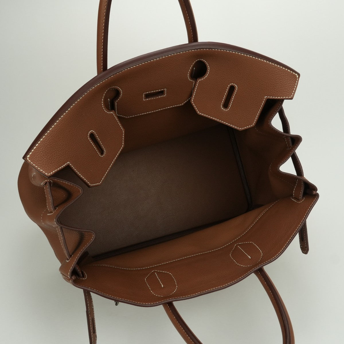 エルメス HERMES オータクロア40 オータクロア 40 バッグ トートバッグ トゴ ゴールド Gold ブラウン brown 茶 シルバー金具