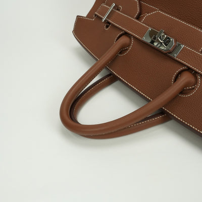 エルメス HERMES オータクロア40 オータクロア 40 バッグ トートバッグ トゴ ゴールド Gold ブラウン brown 茶 シルバー金具