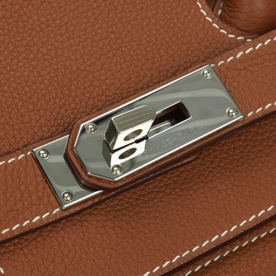 エルメス HERMES オータクロア40 オータクロア 40 バッグ トートバッグ トゴ ゴールド Gold ブラウン brown 茶 シルバー金具