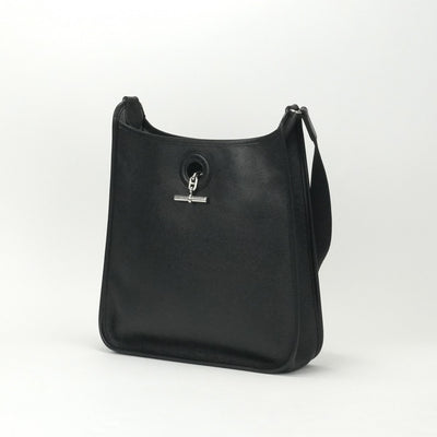 エルメス HERMES ヴェスパPM ヴェスパ PM バッグ ショルダーバッグ エプソン ノワール ブラック 黒 シルバー金具 ヴォーエプソン