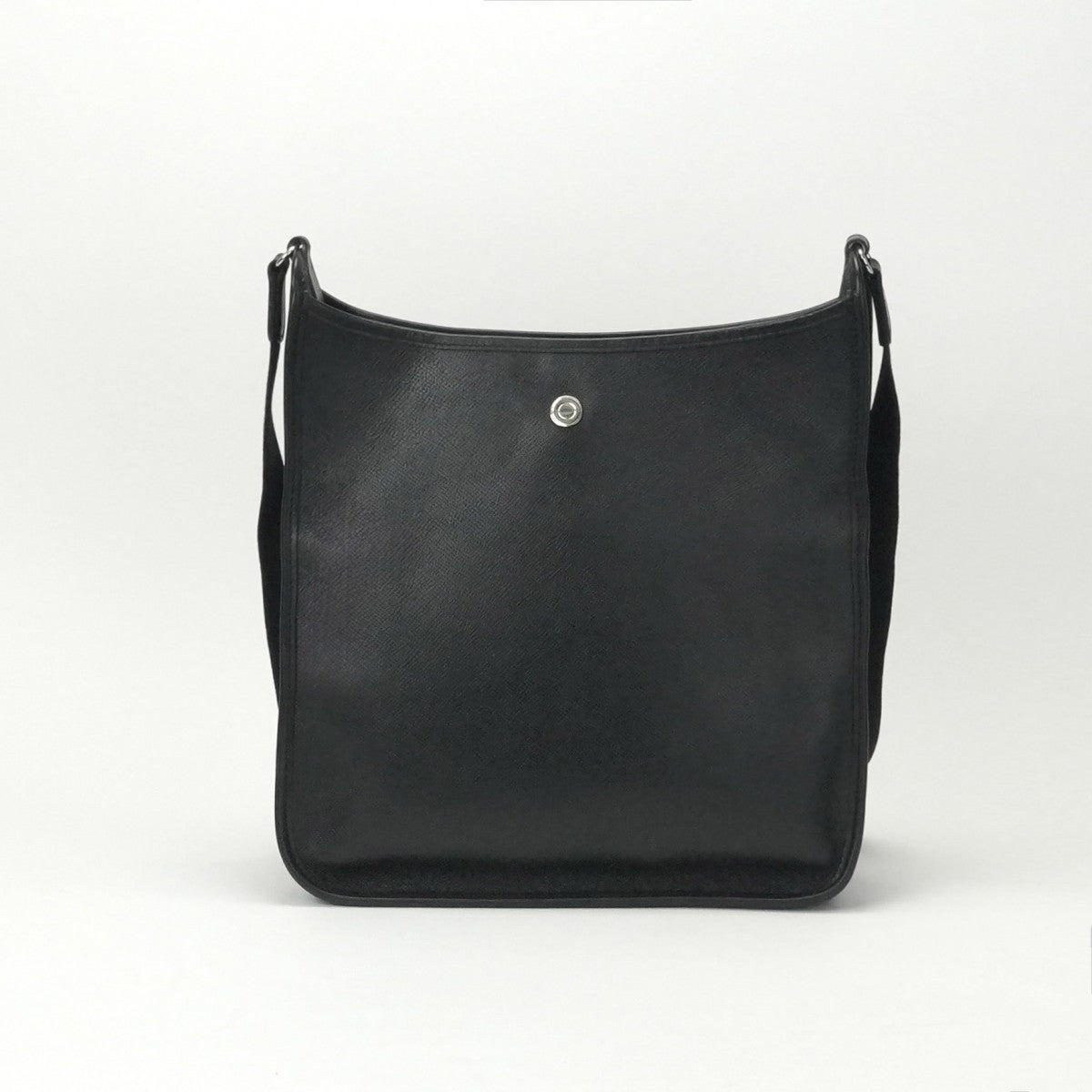 エルメス HERMES ヴェスパPM ヴェスパ PM バッグ ショルダーバッグ エプソン ノワール ブラック 黒 シルバー金具 ヴォーエプソン