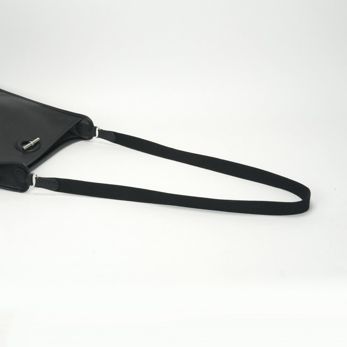HERMES 헤르메스 Vespa PM Vespa PM 가방 숄더 가방 Epson Noir Black Silver Hardware Vaugh Epson