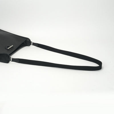 HERMES 헤르메스 Vespa PM Vespa PM 가방 숄더 가방 Epson Noir Black Silver Hardware Vaugh Epson
