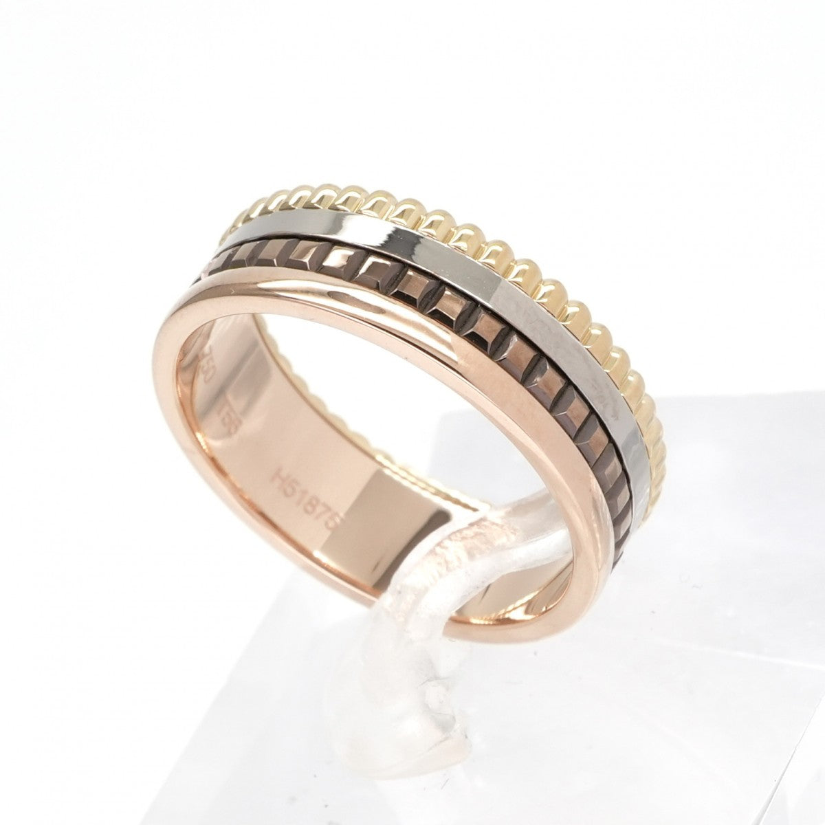 BOUCHERON Boucheron Quatre Classic Ring Small Quatre ring Quatre Classic Ring 750黄金粉红色白色金色黄金棕色黄金黄金白色金色粉红色棕色棕色PVD