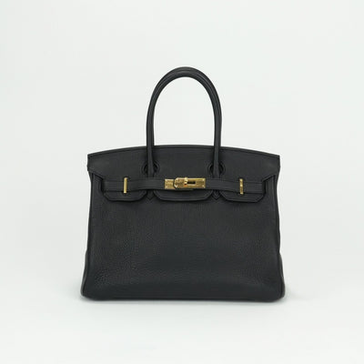 HERMES HERMES Birkin 30 Birkin 30 Tote bag Toryon Clemence Noir Black Gold hardware