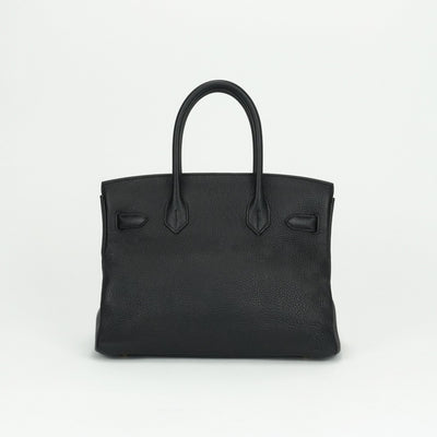HERMES HERMES Birkin 30 Birkin 30 Tote bag Toryon Clemence Noir Black Gold hardware